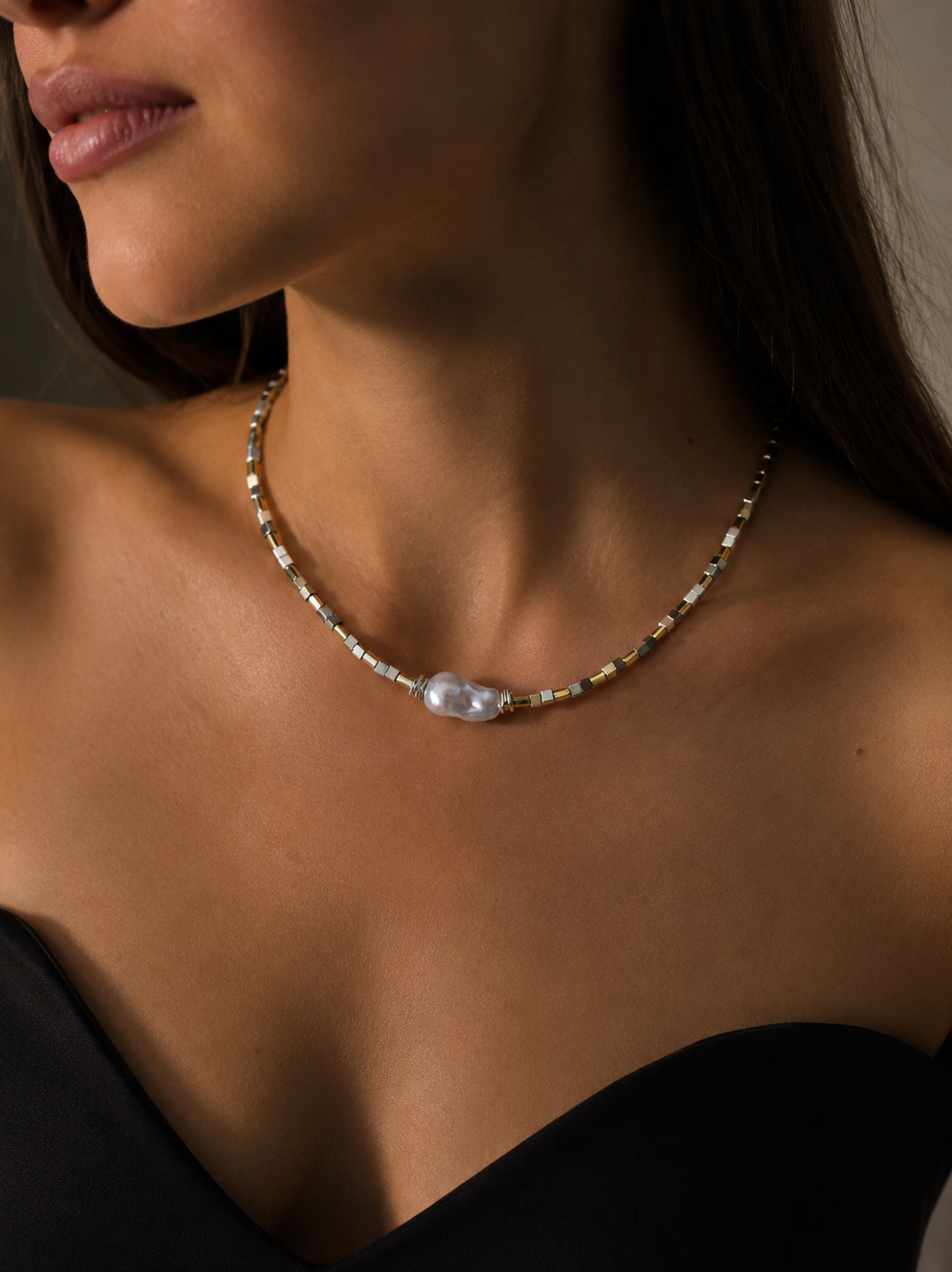 IMG_0658 YA-MA accessories - чокер "Жемчужина" — изображение 1