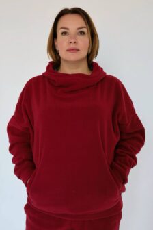 Флисовый костюм с высоким горлом